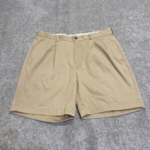 Classic Pleated Brooks Brothers Chino Bermuda Shorts W37 Summer Preppy Golf